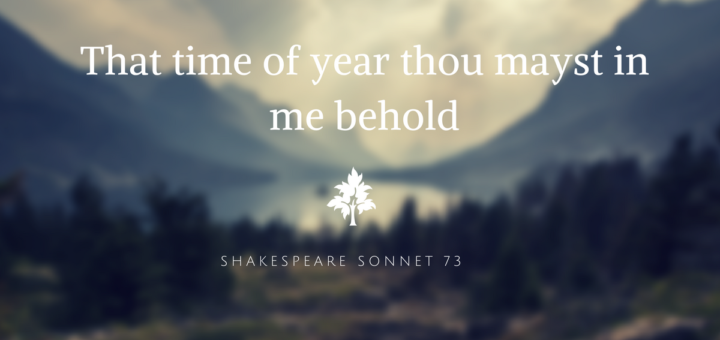 shakespeare sonnet 73 text